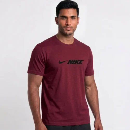 Nike Mesh Fabric T-Shirt – High-Density Logo (Premium Master Copy)