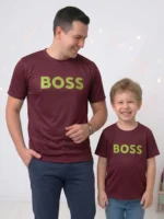 boss embossed combo t-shirt